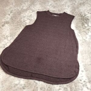 Wild Blue Sadie Roberson Womens Sleeveless Open Back Top Size XL in Purple